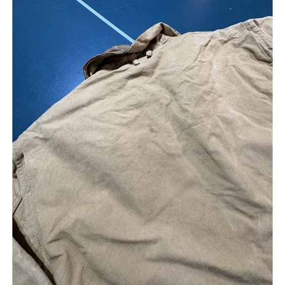 Vintage 50s American Field Hunting Jacket Mens XL Canvas Corduroy Chore 1950s